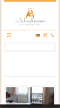Mobile Screenshot of hotel-schwalbennest.de